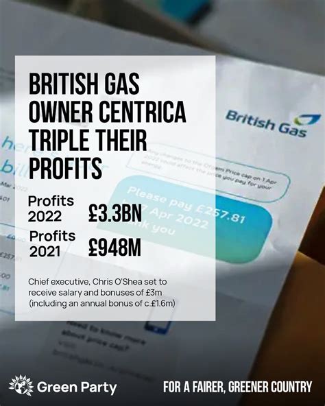 british gas annual profits